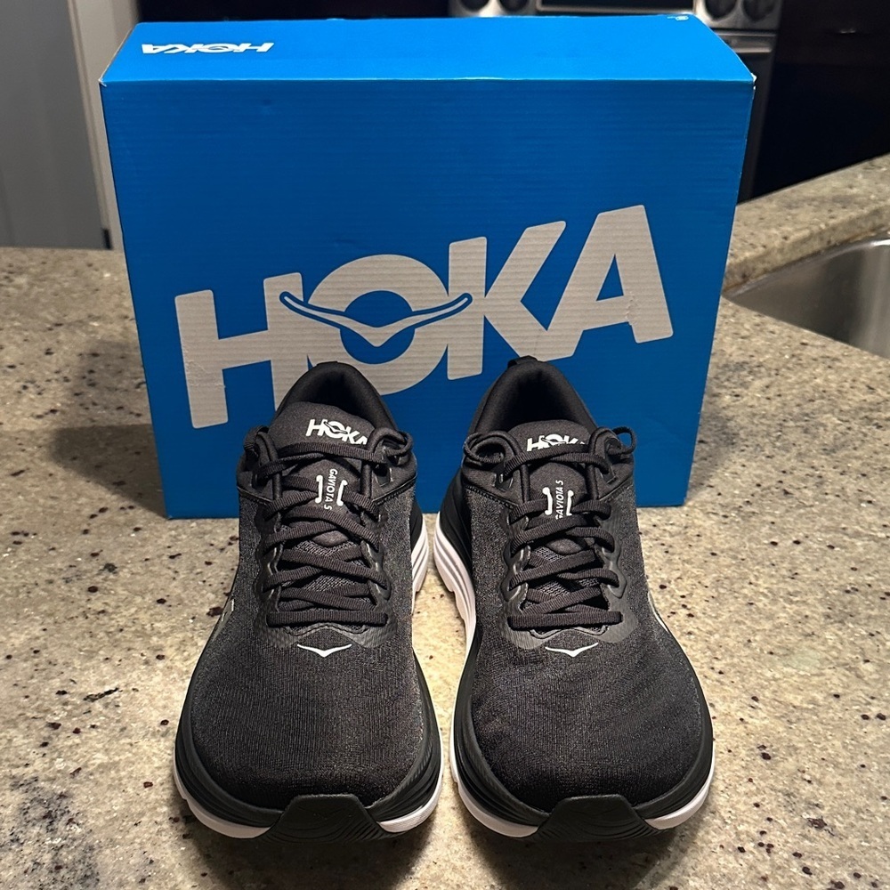 Hoka Gaviota 5 running shoe new stabilizing H-Frame Eva foam walking sz 12 - Picture 3 of 13